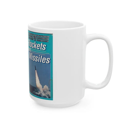 ROCKETS AND MISSILES (VHS COVER) - White Coffee Mug-Go Mug Yourself