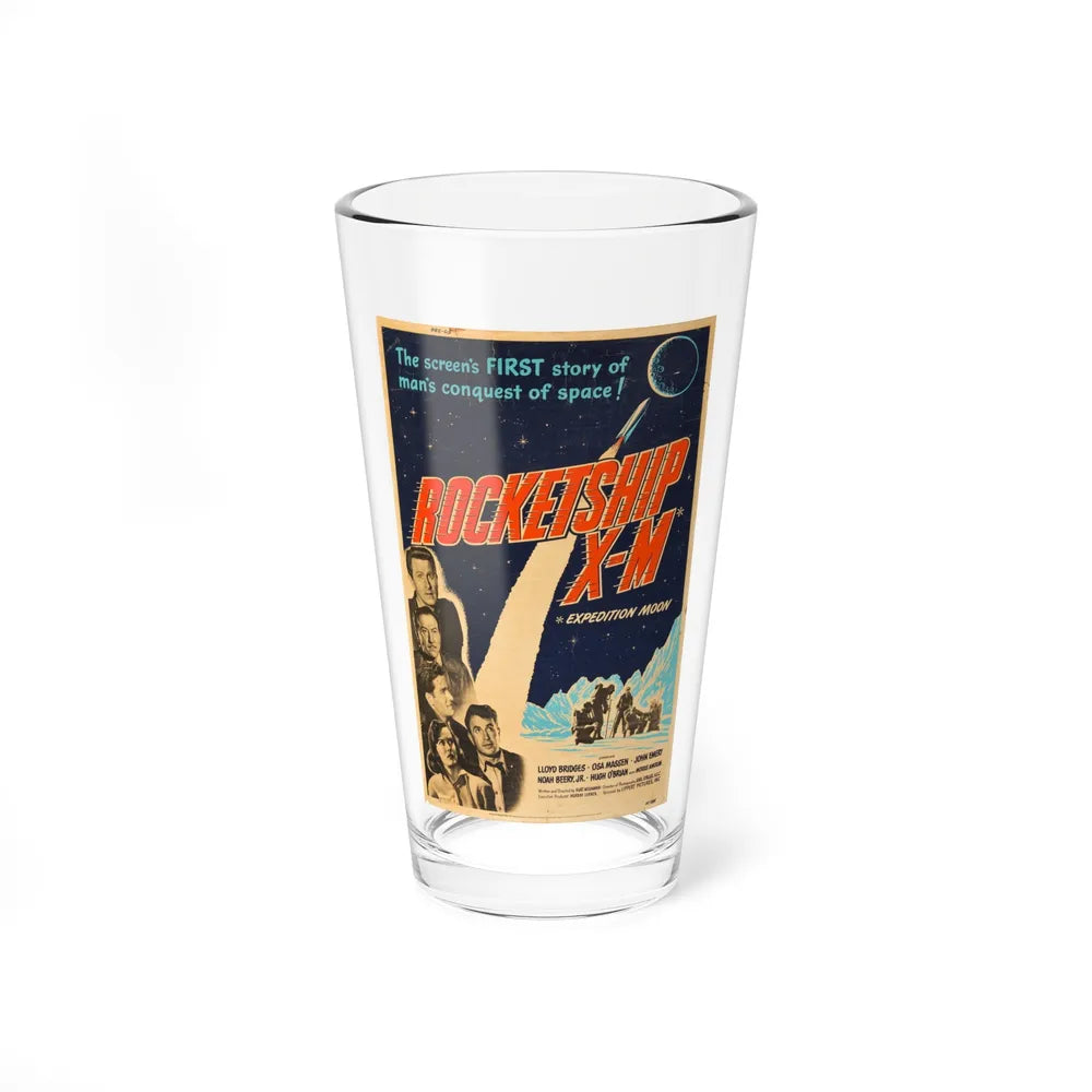 ROCKETSHIP X-M 1950 Movie Poster - Pint Glass 16oz-16oz-Go Mug Yourself