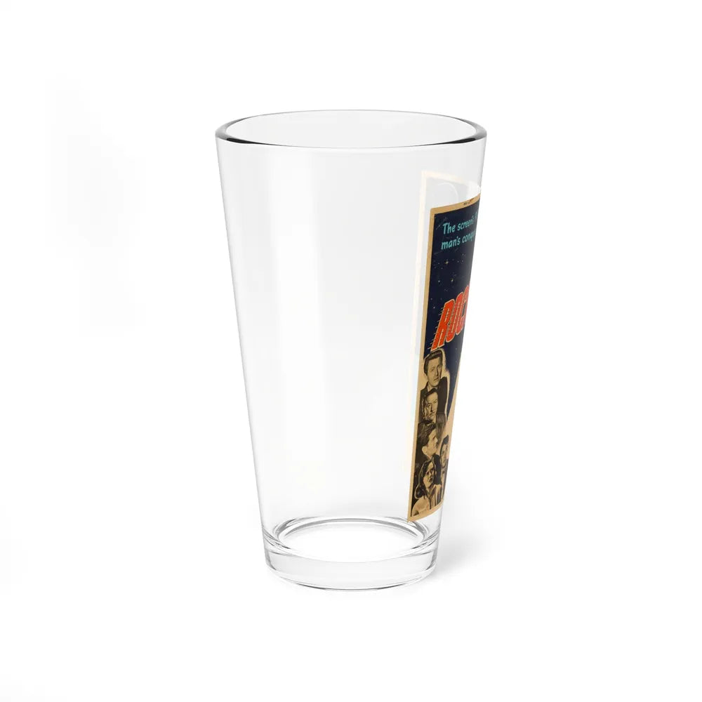 ROCKETSHIP X-M 1950 Movie Poster - Pint Glass 16oz-Go Mug Yourself