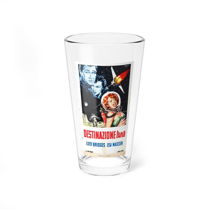 ROCKETSHIP X-M (ITALIAN) 1950 Movie Poster - Pint Glass 16oz-16oz-Go Mug Yourself