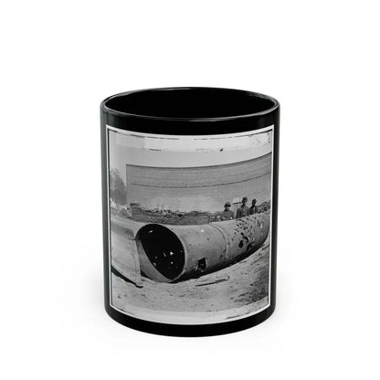 Rocketts, Richmond, Va. Battered Smokestack From C.S.S. Ironclad Ram Virginia No. 2 (U.S. Civil War) Black Coffee Mug 11oz - Go Mug Yourself
