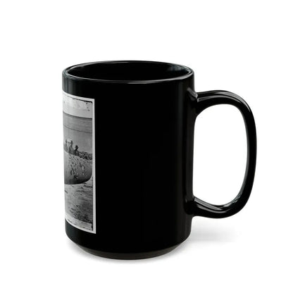Rocketts, Richmond, Va. Battered Smokestack From C.S.S. Ironclad Ram Virginia No. 2 (U.S. Civil War) Black Coffee Mug - Go Mug Yourself