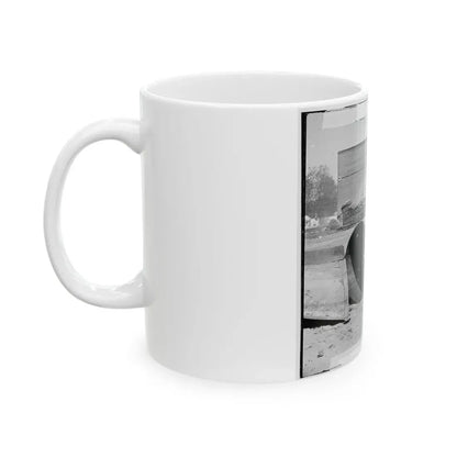 Rocketts, Richmond, Va. Battered Smokestack From C.S.S. Ironclad Ram Virginia No. 2 (U.S. Civil War) White Coffee Mug - Go Mug Yourself