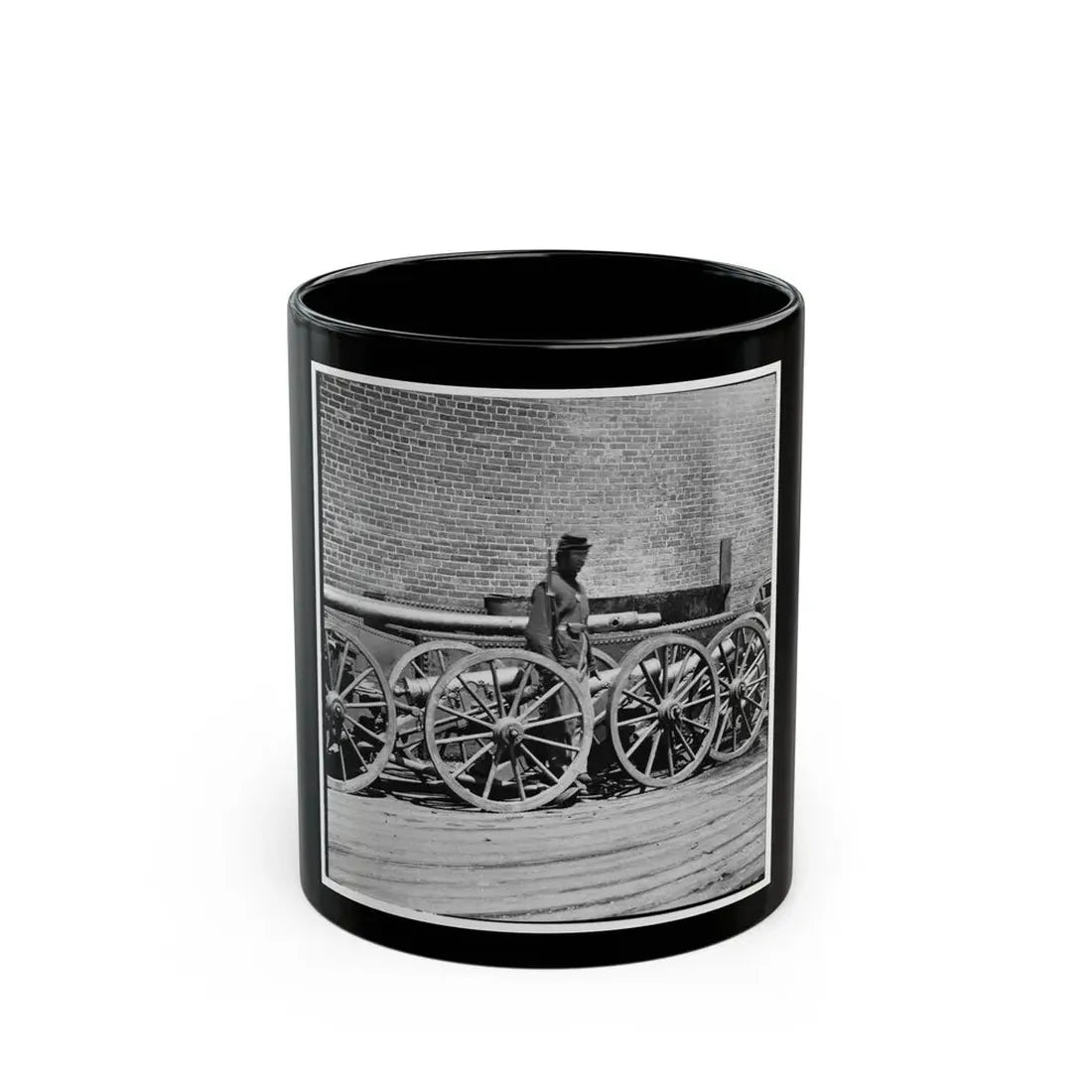 Rocketts, Richmond, Va. Confederate Brass Mountain Howitzers (U.S. Civil War) Black Coffee Mug 11oz - Go Mug Yourself