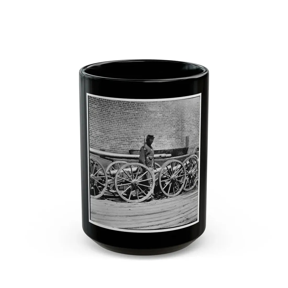 Rocketts, Richmond, Va. Confederate Brass Mountain Howitzers (U.S. Civil War) Black Coffee Mug 15oz - Go Mug Yourself