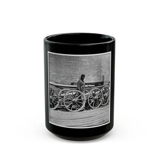 Rocketts, Richmond, Va. Confederate Brass Mountain Howitzers (U.S. Civil War) Black Coffee Mug 15oz - Go Mug Yourself