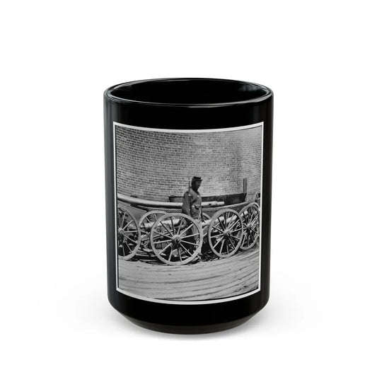 Rocketts, Richmond, Va. Confederate Brass Mountain Howitzers (U.S. Civil War) Black Coffee Mug-15oz-Go Mug Yourself