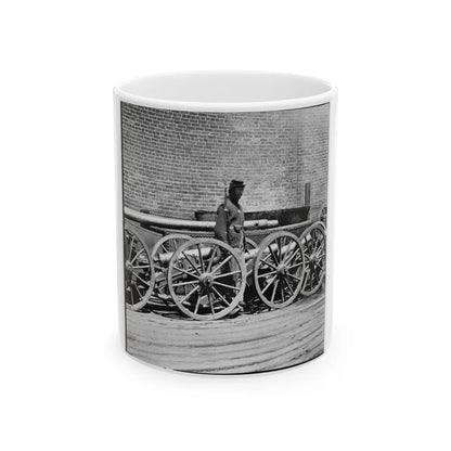 Rocketts, Richmond, Va. Confederate Brass Mountain Howitzers (U.S. Civil War) White Coffee Mug-11oz-Go Mug Yourself