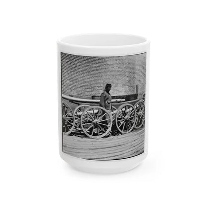 Rocketts, Richmond, Va. Confederate Brass Mountain Howitzers (U.S. Civil War) White Coffee Mug-15oz-Go Mug Yourself