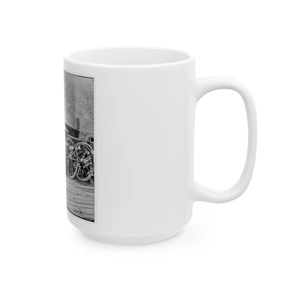 Rocketts, Richmond, Va. Confederate Brass Mountain Howitzers (U.S. Civil War) White Coffee Mug-Go Mug Yourself