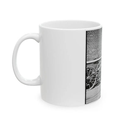 Rocketts, Richmond, Va. Confederate Brass Mountain Howitzers (U.S. Civil War) White Coffee Mug-Go Mug Yourself