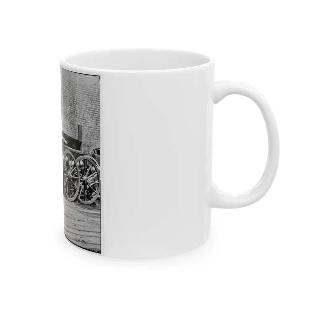 Rocketts, Richmond, Va. Confederate Brass Mountain Howitzers (U.S. Civil War) White Coffee Mug-Go Mug Yourself