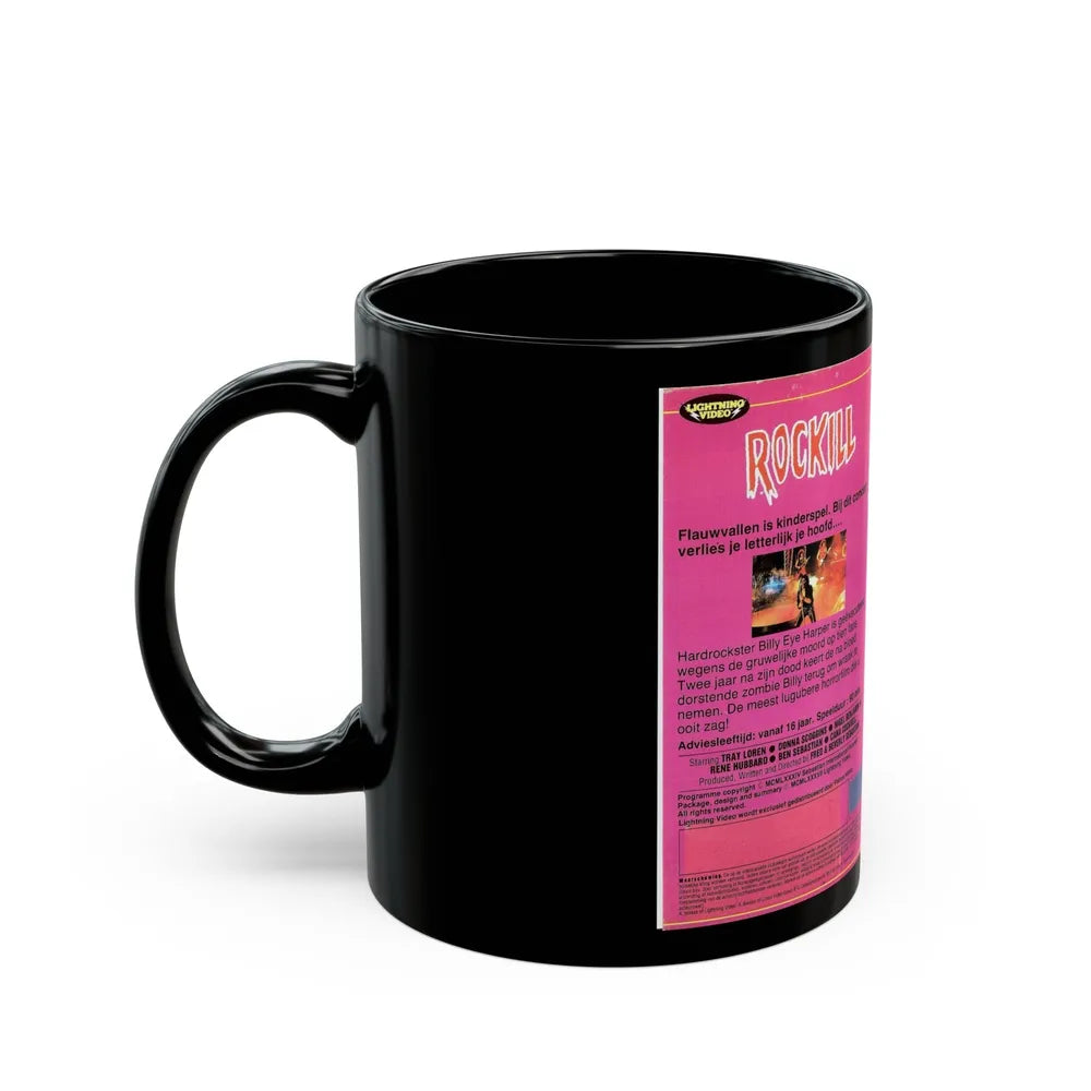 ROCKILL (VHS COVER) - Black Coffee Mug-Go Mug Yourself