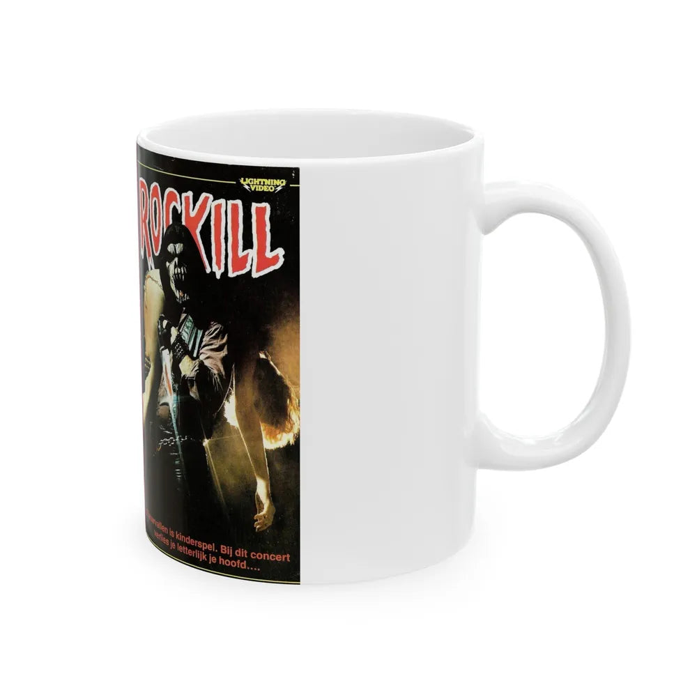 ROCKILL (VHS COVER) - White Coffee Mug-Go Mug Yourself