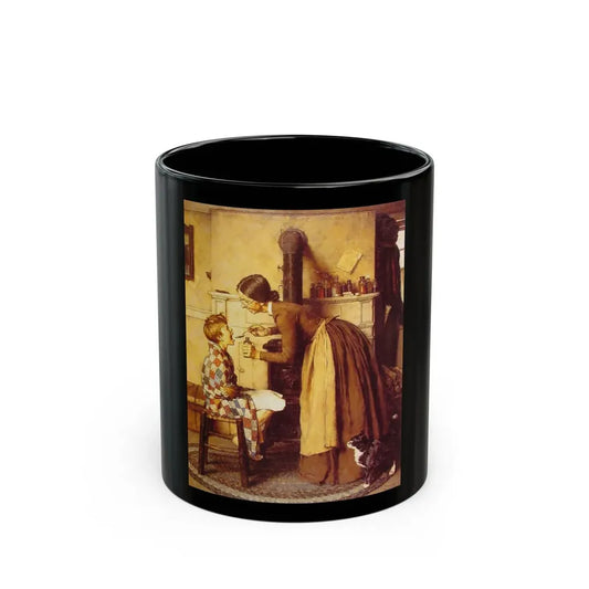 Rockwell1 (14) - Black Coffee Mug 11oz - Go Mug Yourself