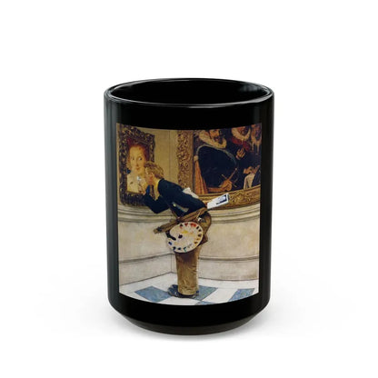 Rockwell1 (18) - Black Coffee Mug 15oz - Go Mug Yourself