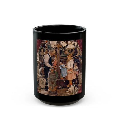 Rockwell1 (5) - Black Coffee Mug 15oz - Go Mug Yourself