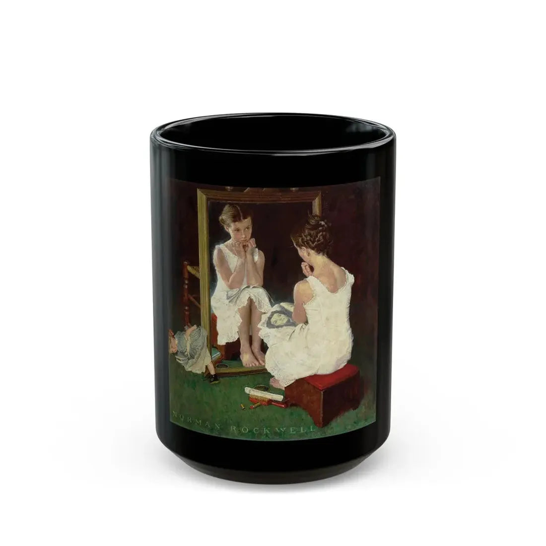 Rockwell1 (8) - Black Coffee Mug 15oz - Go Mug Yourself
