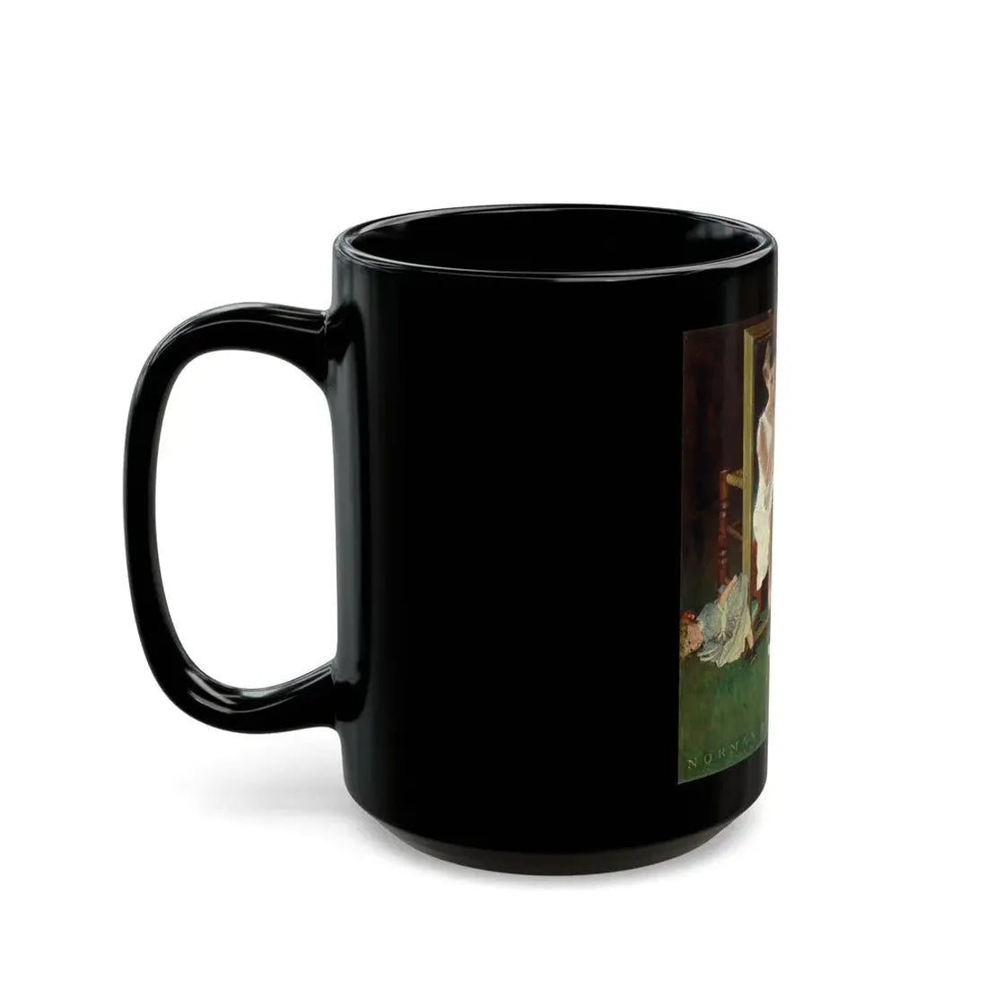 Rockwell1 (8) - Black Coffee Mug - Go Mug Yourself