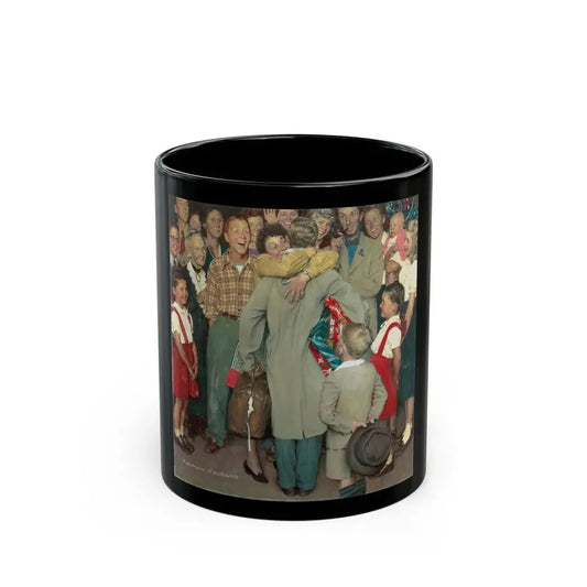 Rockwell2 (1) - Black Coffee Mug 11oz - Go Mug Yourself