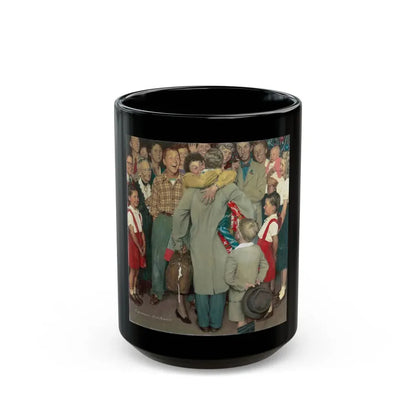 Rockwell2 (1) - Black Coffee Mug 15oz - Go Mug Yourself