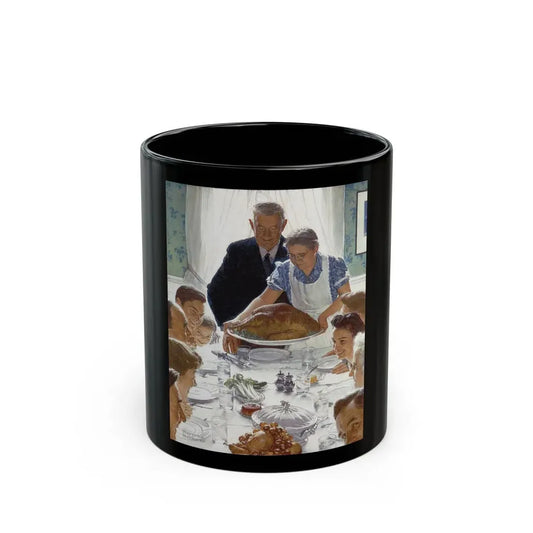 Rockwell2 (10) - Black Coffee Mug 11oz - Go Mug Yourself