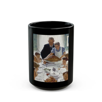Rockwell2 (10) - Black Coffee Mug 15oz - Go Mug Yourself