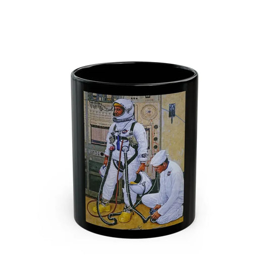 Rockwell2 (14) - Black Coffee Mug 11oz - Go Mug Yourself