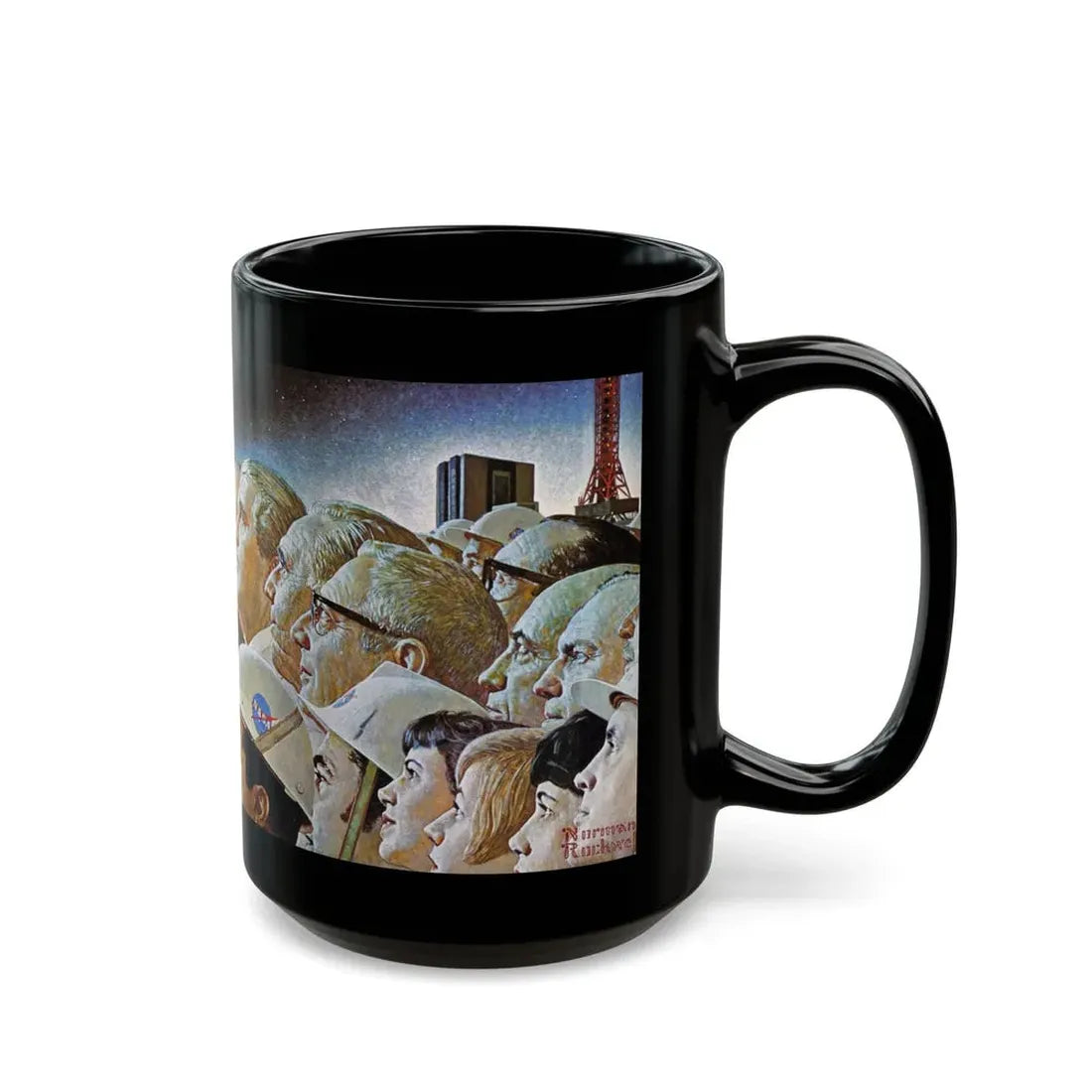 Rockwell2 (15) - Black Coffee Mug - Go Mug Yourself