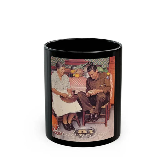 Rockwell3 (1) - Black Coffee Mug 11oz - Go Mug Yourself