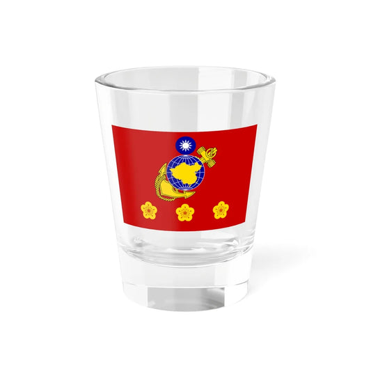ROCMC Colonels Flag (China) Shot Glass 1.5oz 1.5oz - Go Mug Yourself