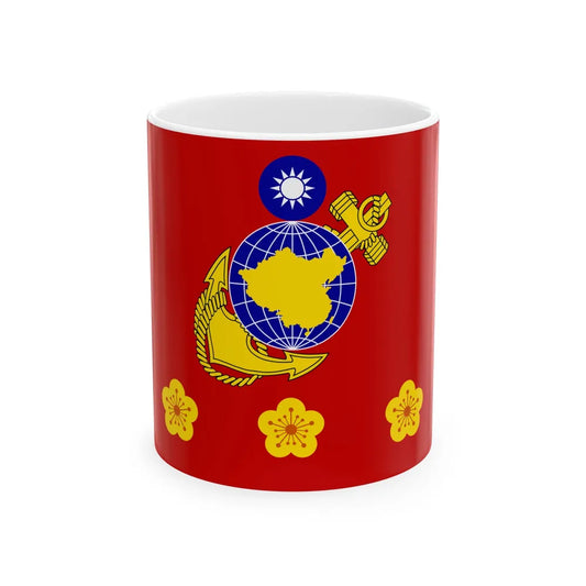 ROCMC Colonels Flag (China) White Coffee Mug 11oz - Go Mug Yourself