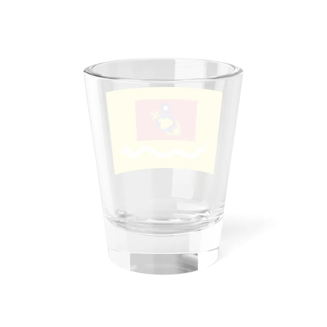 ROCMC Company Flag 1960 (China) Shot Glass 1.5oz - Go Mug Yourself