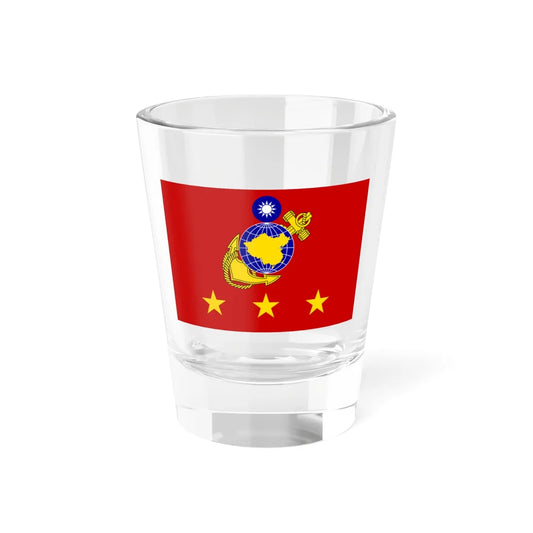 ROCMC Generals Flag (China) Shot Glass 1.5oz 1.5oz - Go Mug Yourself