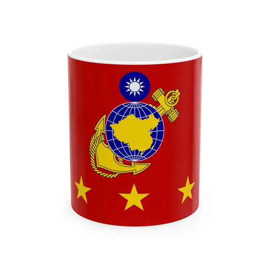 ROCMC Generals Flag (China) White Coffee Mug 11oz - Go Mug Yourself