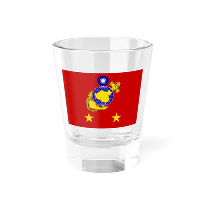 ROCMC Lieutenant Generals Flag (China) Shot Glass 1.5oz 1.5oz - Go Mug Yourself
