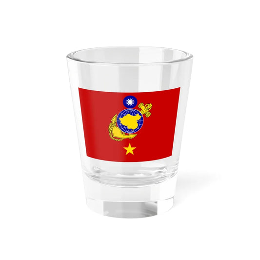 ROCMC Major Generals Flag (China) Shot Glass 1.5oz 1.5oz - Go Mug Yourself