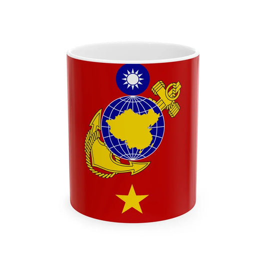ROCMC Major Generals Flag (China) White Coffee Mug 11oz - Go Mug Yourself