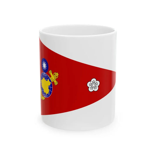 ROCMC Majors Flag 1964 (China) White Coffee Mug 11oz - Go Mug Yourself