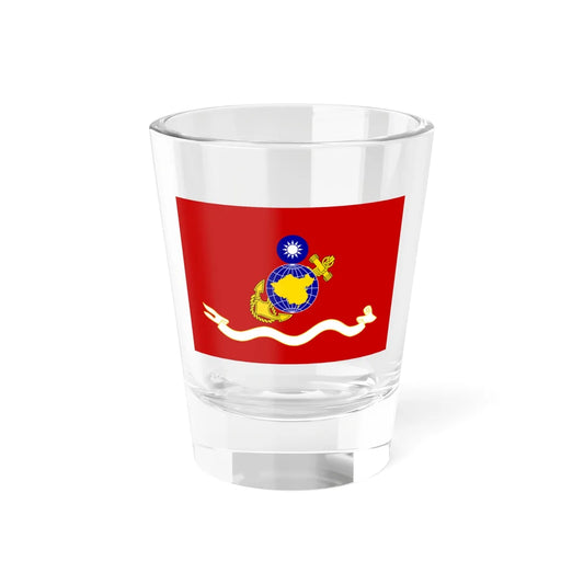 ROCMC Unit Flag 1960 (China) Shot Glass 1.5oz 1.5oz - Go Mug Yourself