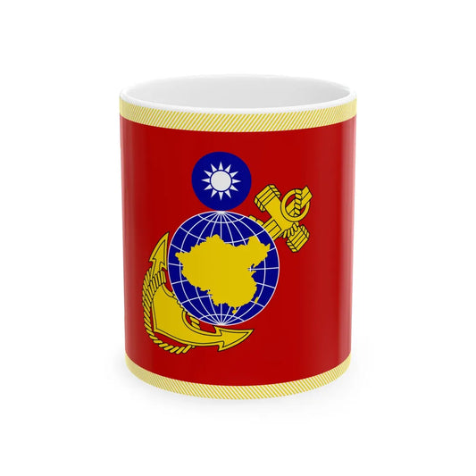 ROCMC Unit Flag (China) White Coffee Mug 11oz - Go Mug Yourself