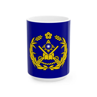 ROCMP Unit Flag 1964 (China) White Coffee Mug 15oz - Go Mug Yourself