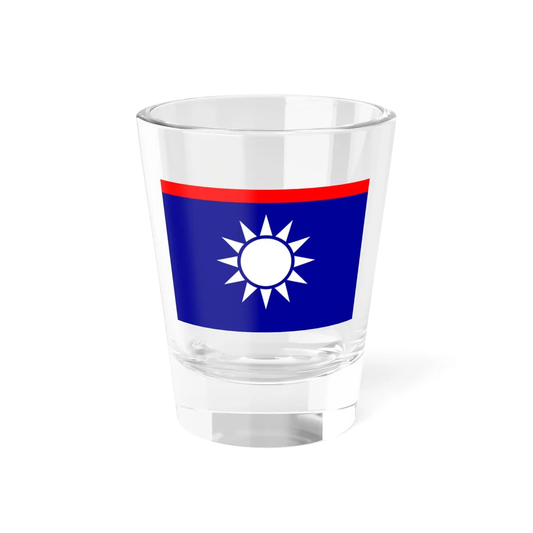 ROCN Admirals Flag 1929 (China) Shot Glass 1.5oz - Go Mug Yourself