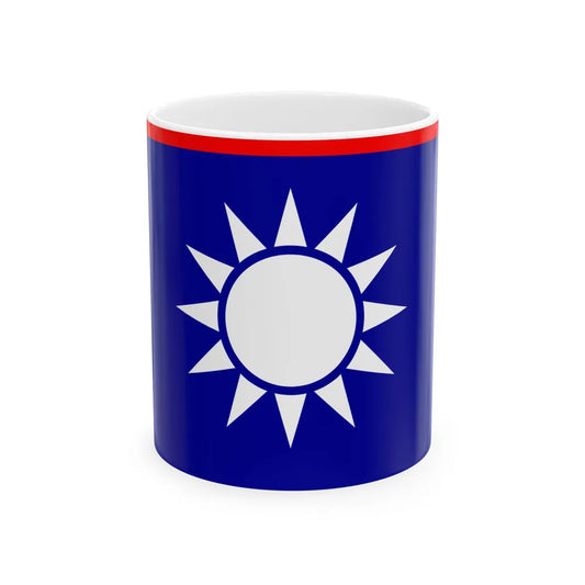 ROCN Admirals Flag (China) White Coffee Mug 11oz - Go Mug Yourself