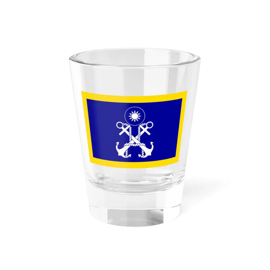 ROCN Commander-in-Chiefs Flag 1962 (China) Shot Glass 1.5oz 1.5oz - Go Mug Yourself