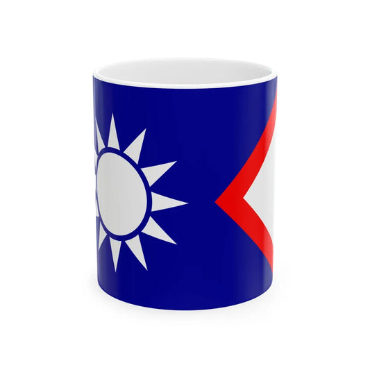 ROCN Commodores Flag 1929 (China) White Coffee Mug 11oz - Go Mug Yourself