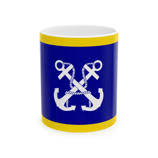 ROCN Deputy Commander-in-Chiefs Flag 1958 (China) White Coffee Mug 11oz - Go Mug Yourself