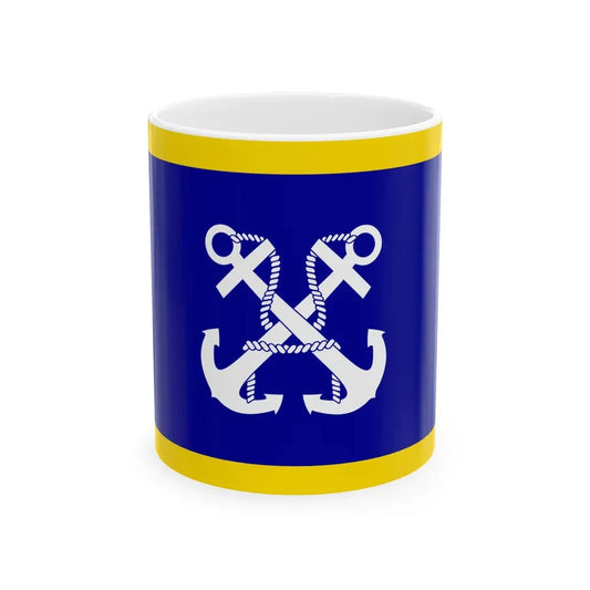 ROCN Deputy Commander-in-Chiefs Flag 1958 (China) White Coffee Mug 11oz - Go Mug Yourself