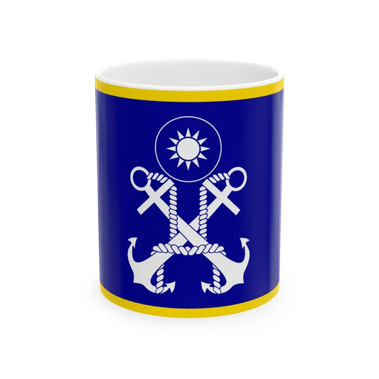 ROCN Deputy Commander-in-Chiefs Flag 1962 (China) White Coffee Mug 11oz - Go Mug Yourself