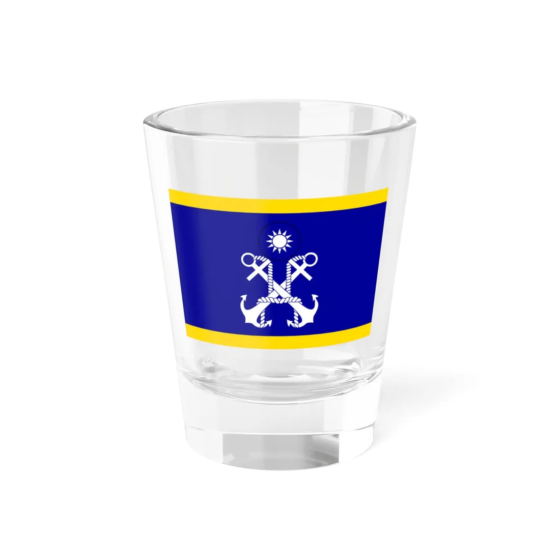 ROCN Deputy Commander-in-Chiefs Flag (China) Shot Glass 1.5oz 1.5oz - Go Mug Yourself